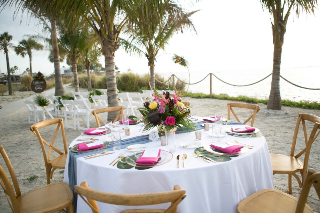 Seaside Wedding Reception