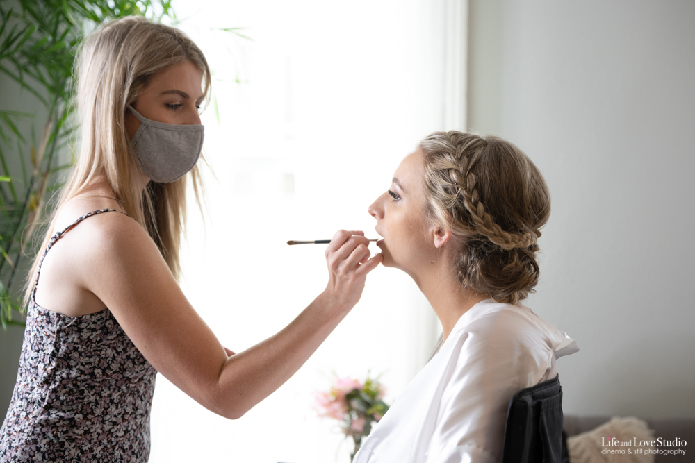 Wedding hair and makeup on Socialite Event Planning Orlando, FL
