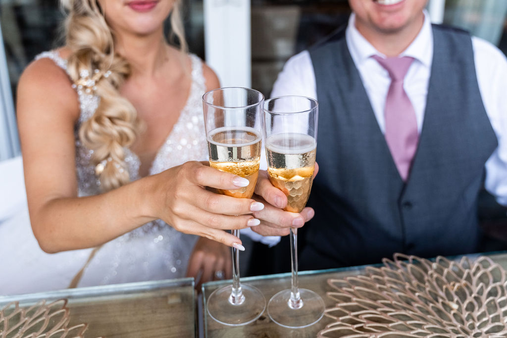 Wedding day toast on Socialite Event Planning Orlando, FL