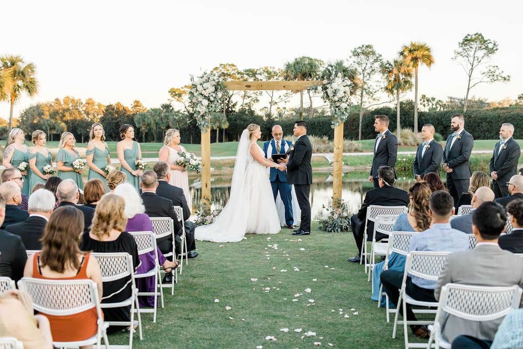 Outdoor wedding ceremony on Socialite Event Planning Orlando
