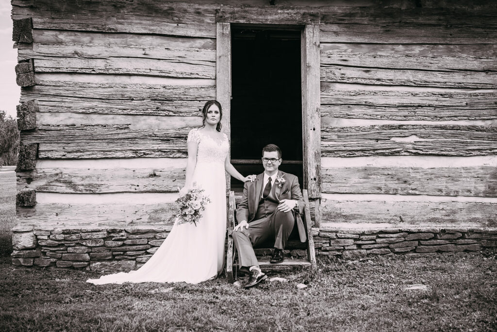 black and white wedding photo by Cona Studios on Socialite Events Orlando
