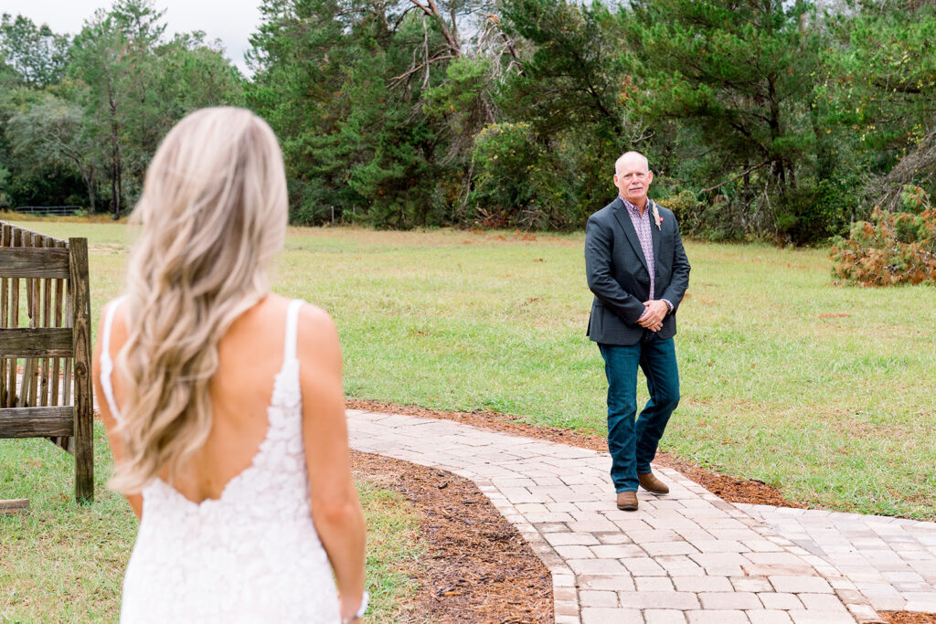 Father Daughter First Look on Socialite Event Planning Florida