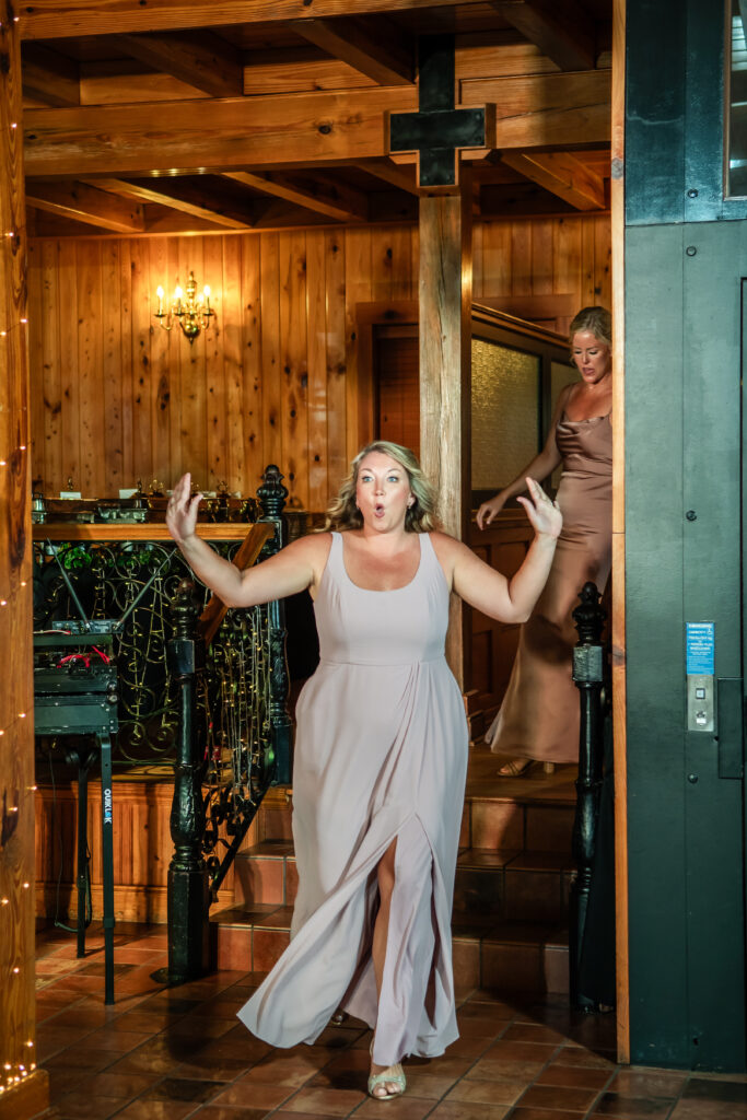 bridesmaids enter reception on Socialite Event Planning Florida