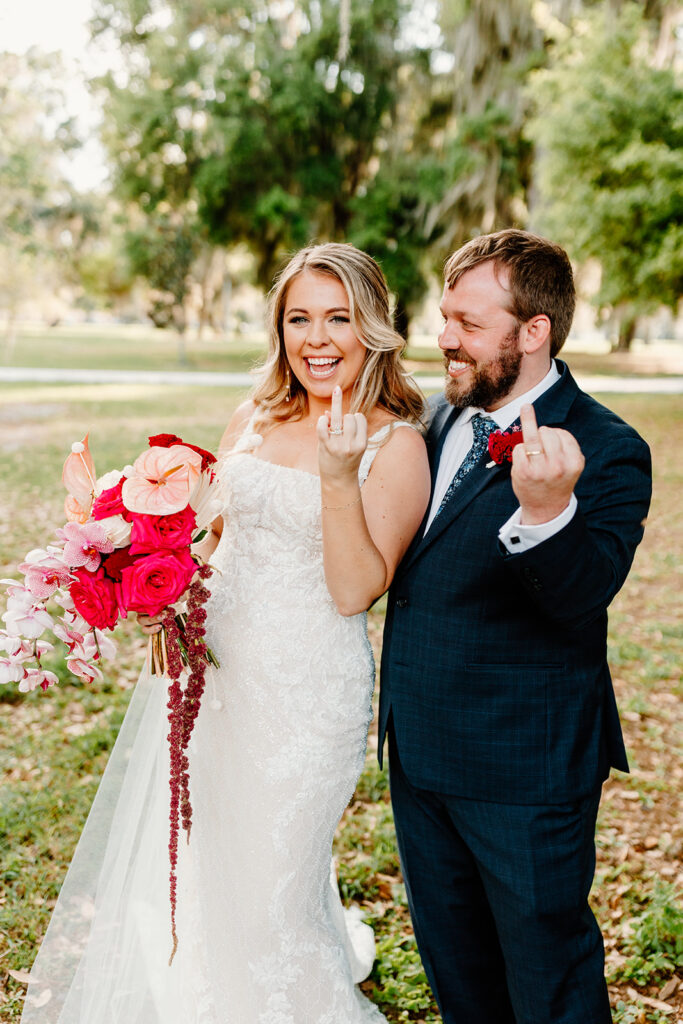 bride and groom photos Florida on Socialite Event Planning