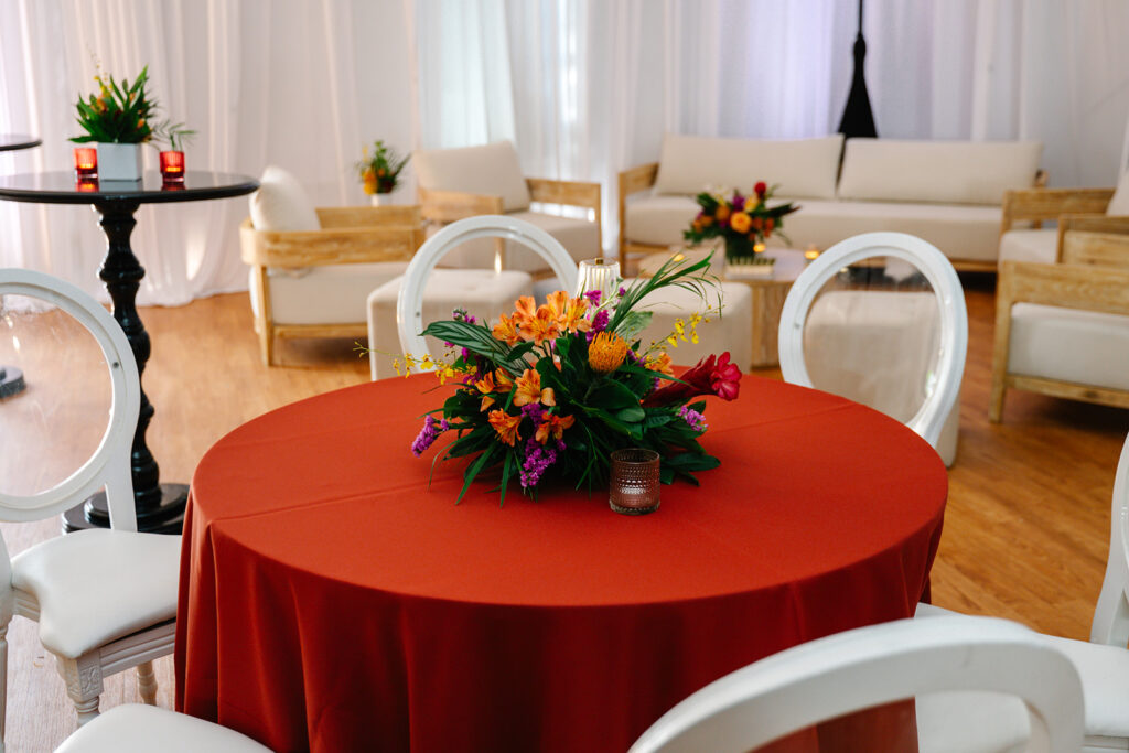 luxurious corporate event decor created by Socialite Event Planning Orlando